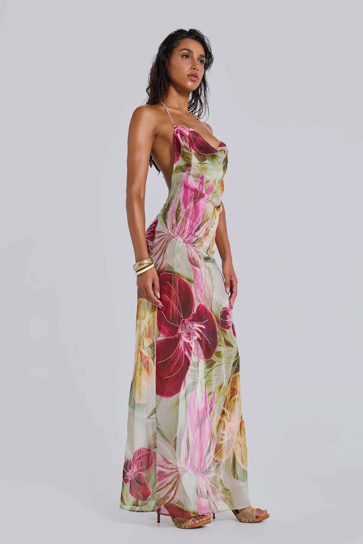 Dahlia Maxi Dress - Jaded London
