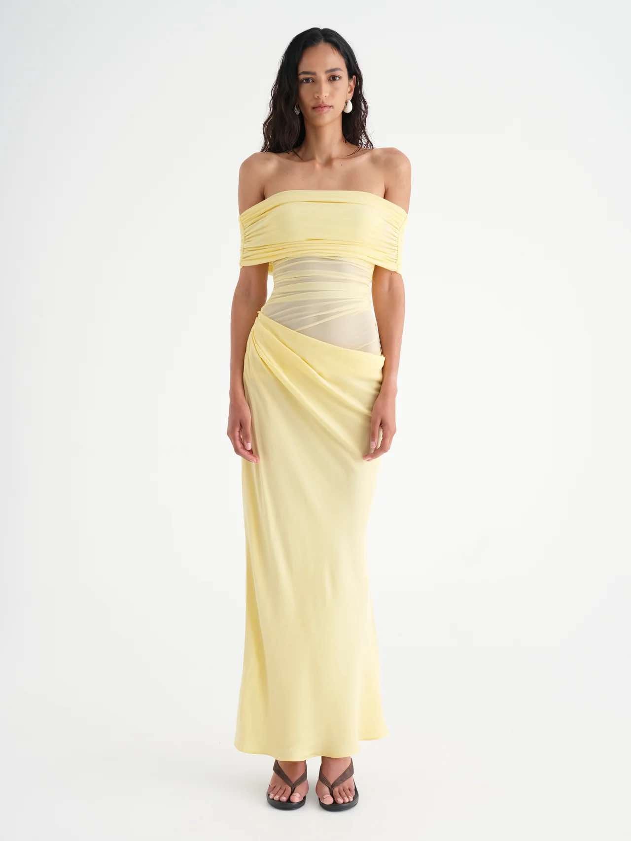 Nico Off Shoulder Maxi Dress - Benni Ownithire Nico Off Shoulder Maxi Dress - Benni Ownithire