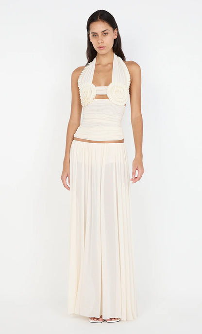 The Dante Spiral Halter Top and Camille Maxi Skirt Set - Bec & Bridge