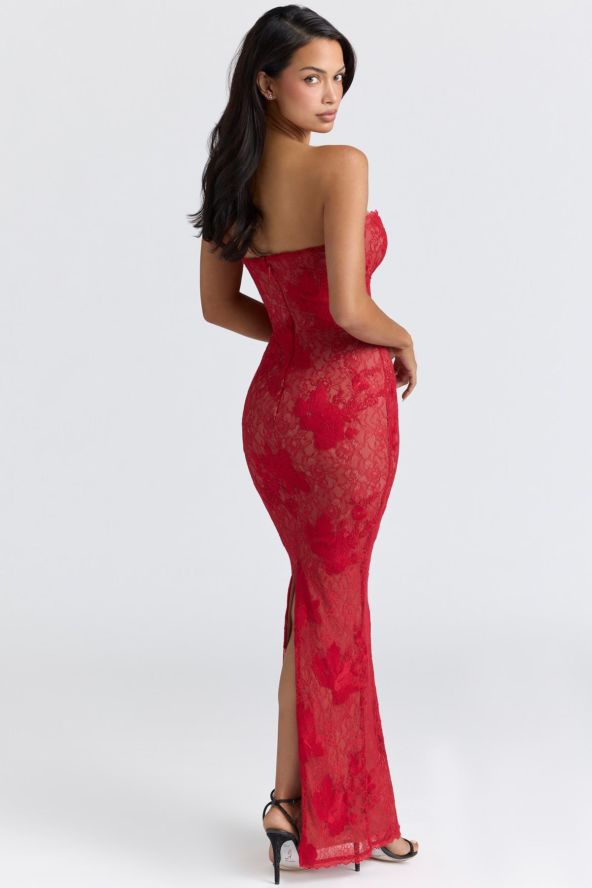 Lucienne Lace Embroidered Maxi Dress - House of CB