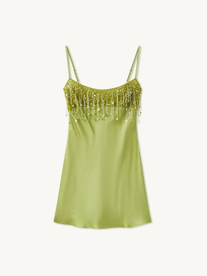 Yasmin Hand Beaded Mini Dress - Asta Resort