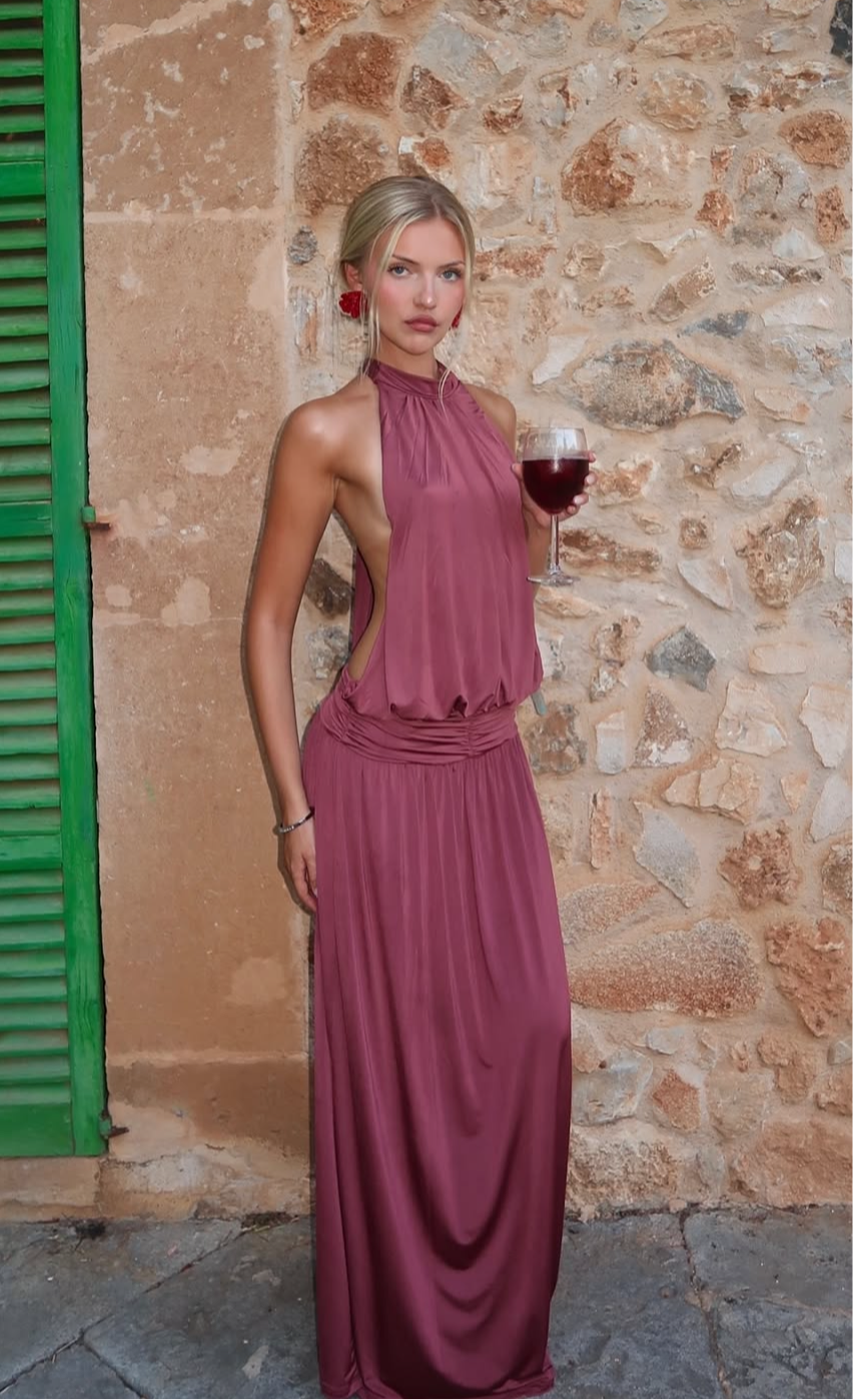 Reef backless dress