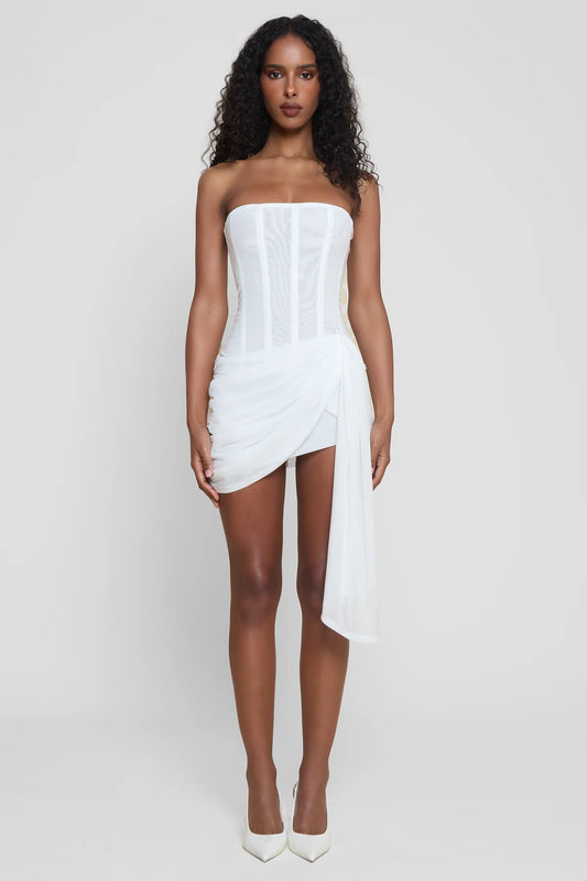 Mira mesh corset dress - Leau